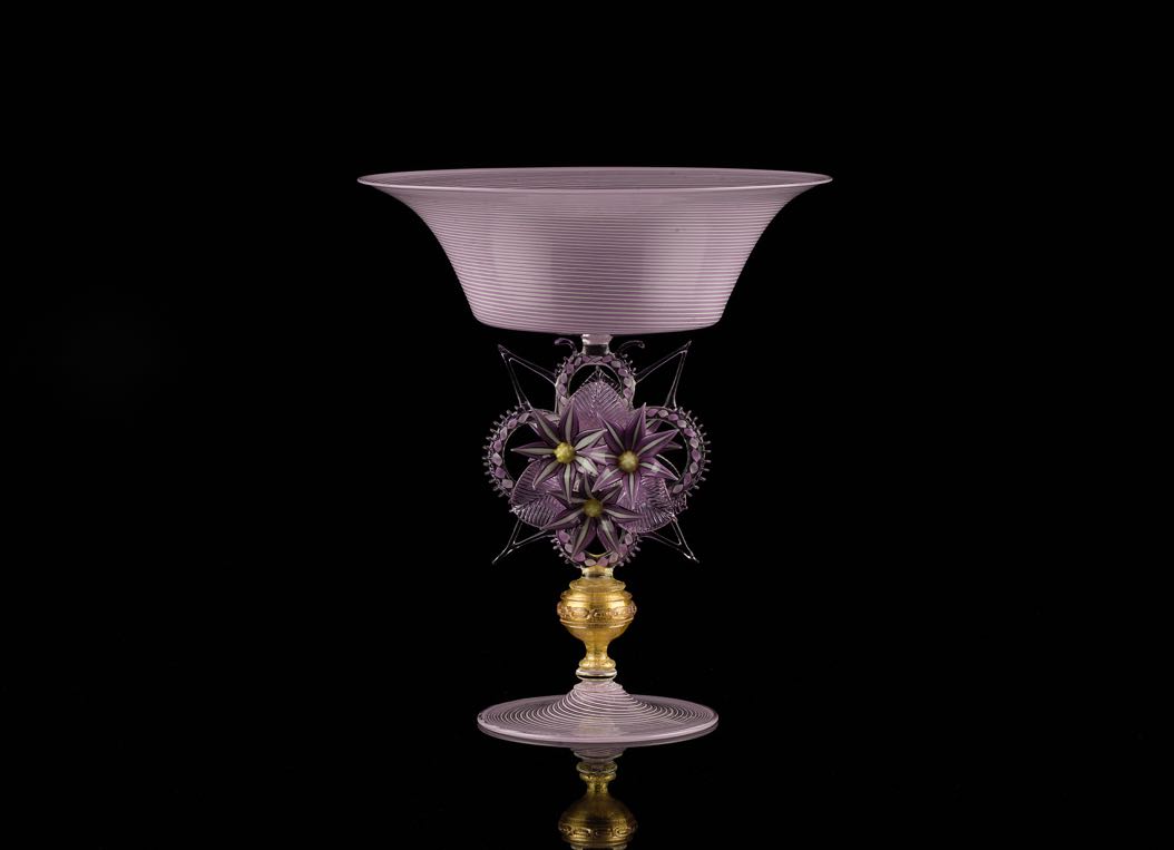 Filigree cup with flowers C