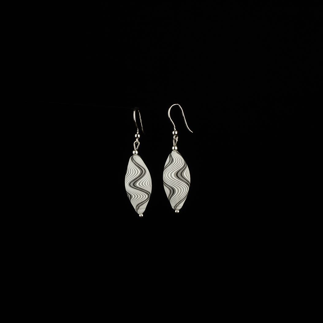 Pair of earrings Hypnosis Bianchi 2