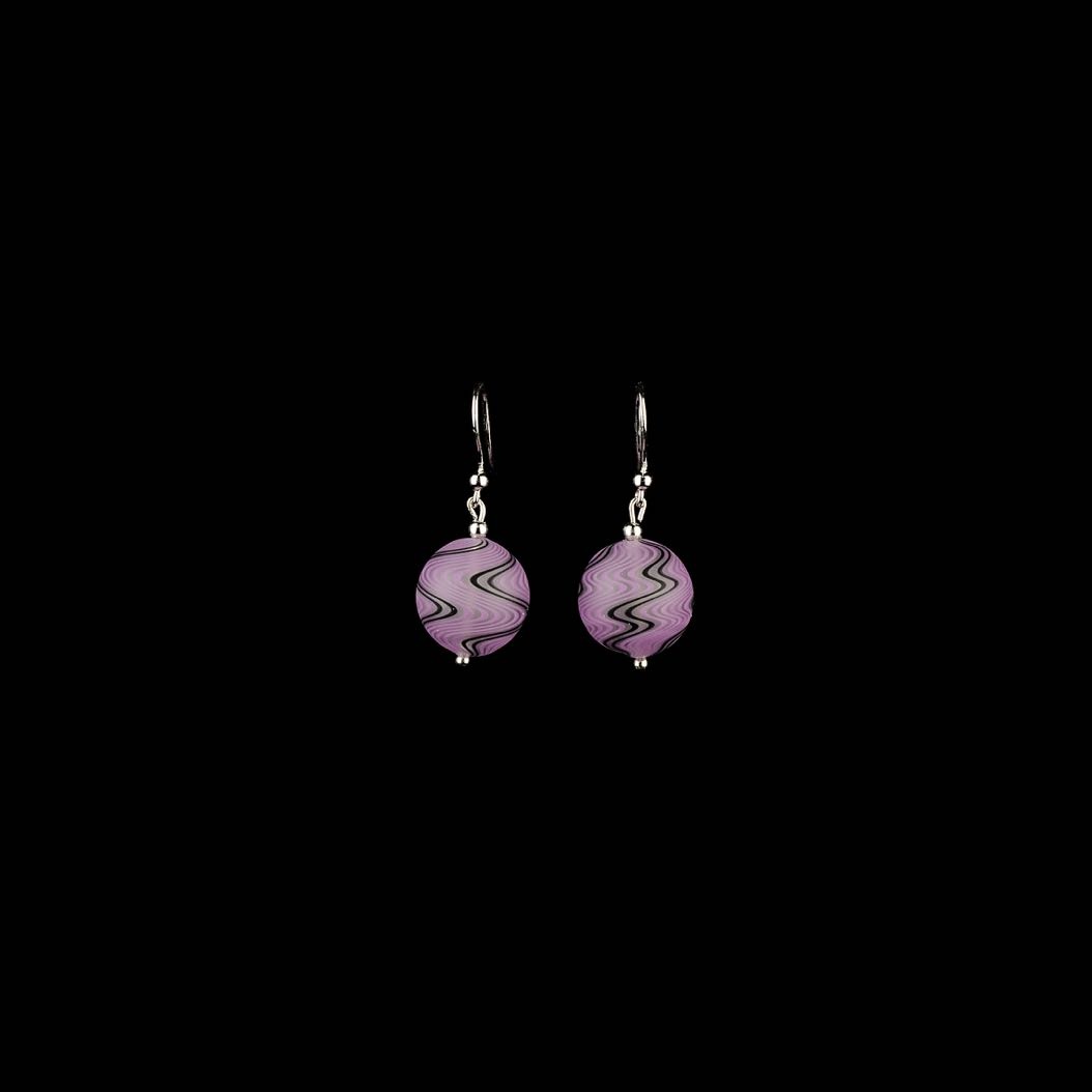 Pair of earrings Hypnosis Viola 4