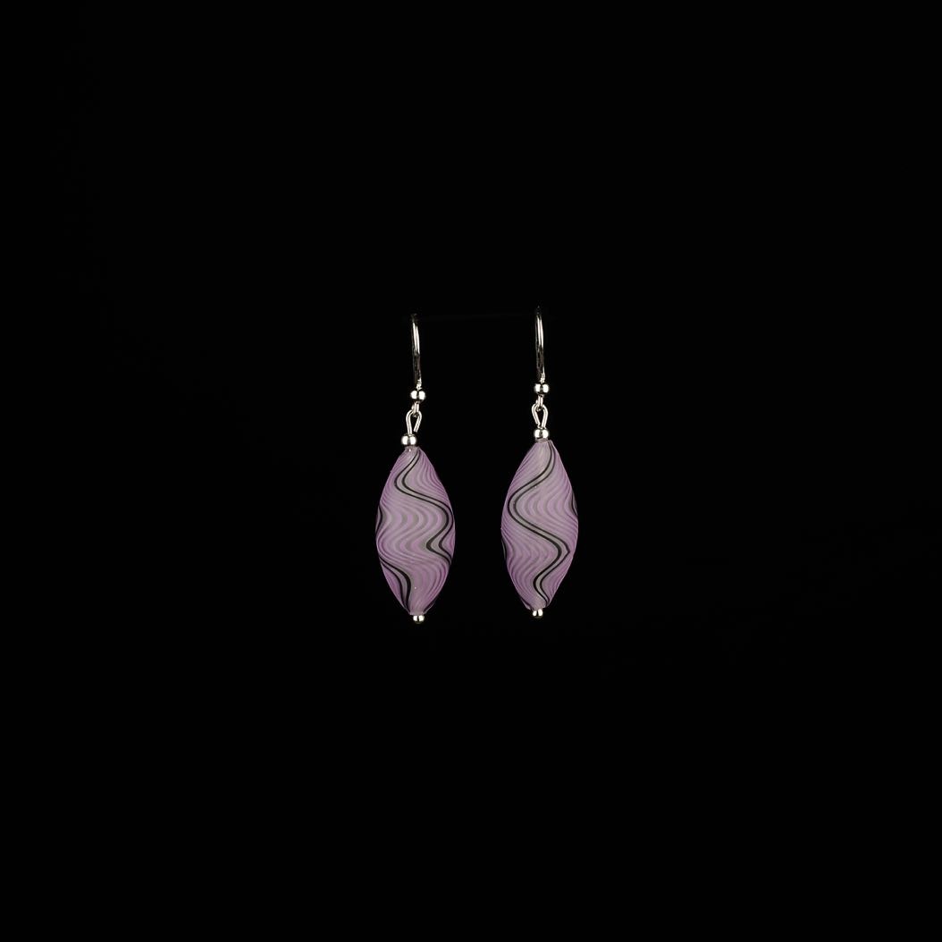 Earrings Moon Purple 2