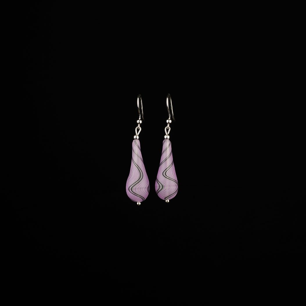 Earrings Moon Purple 3
