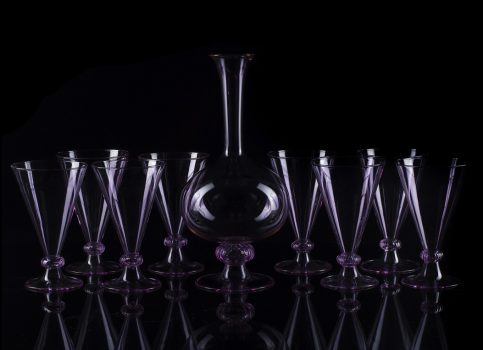 Bicchieri -decanter '500 viola